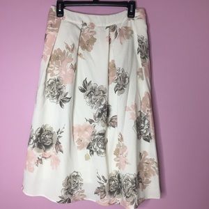 City Chic Plus Floral Skirt